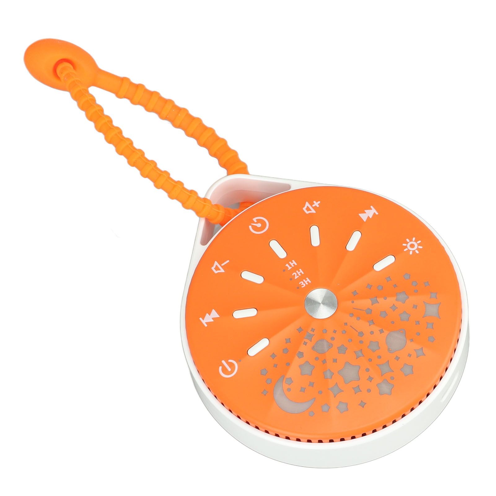 Portable White Noise Sound Machine for Baby 10 Natural Sounds With Volume Control Compact White Noise Machine for Sleep Aid Orange