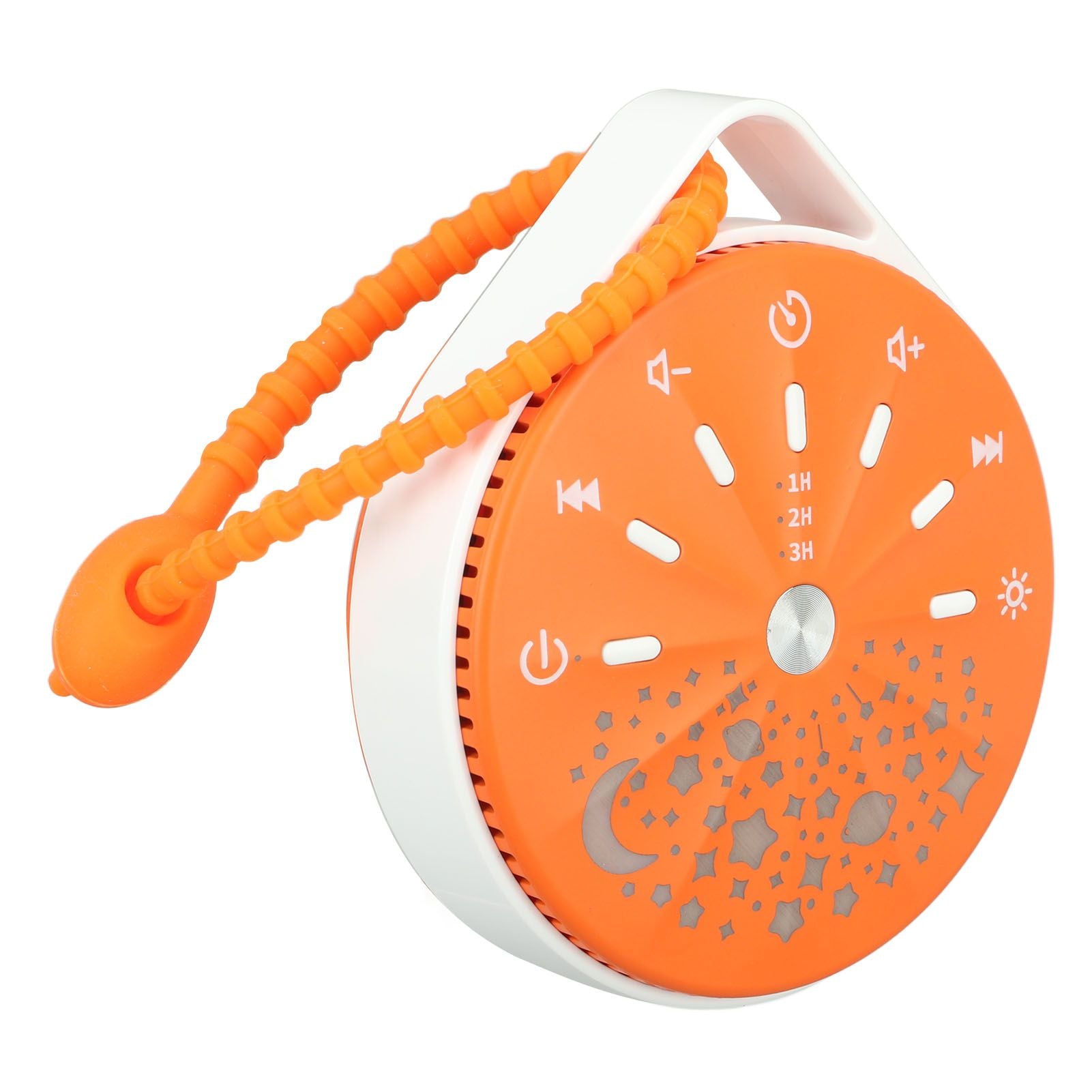 Portable White Noise Sound Machine for Baby 10 Natural Sounds With Volume Control Compact White Noise Machine for Sleep Aid Orange