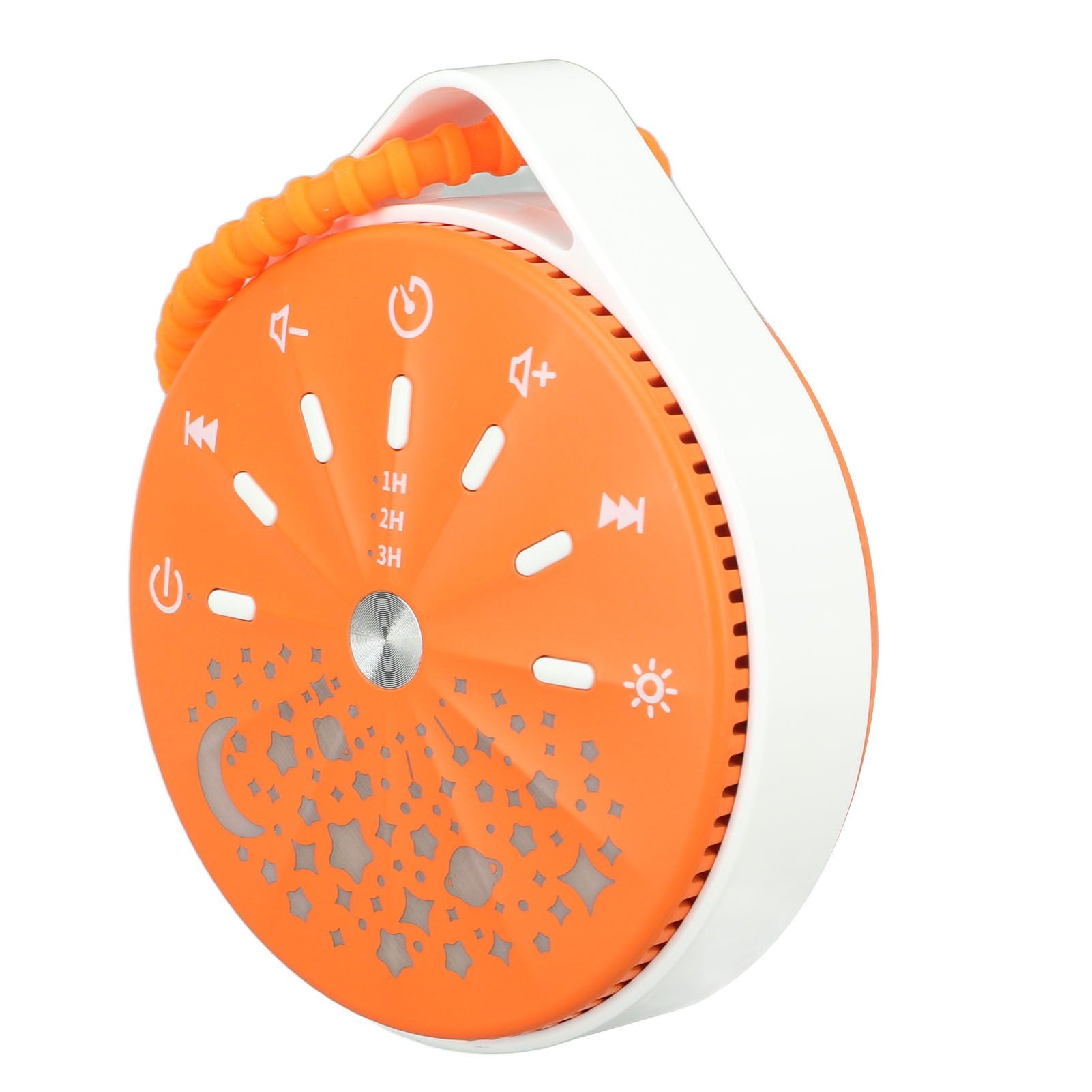 Portable White Noise Sound Machine for Baby 10 Natural Sounds With Volume Control Compact White Noise Machine for Sleep Aid Orange
