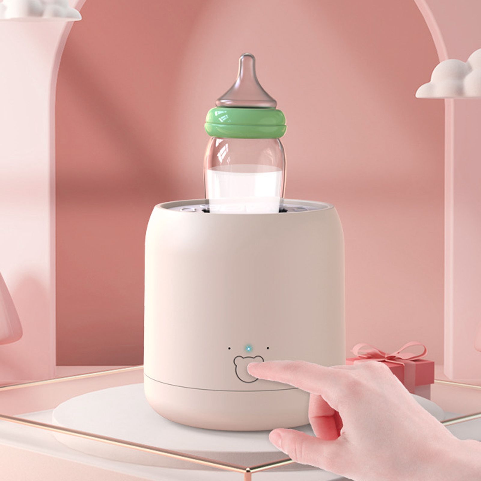 Automatic Baby Bottle Shaker 3 Modes Low Noise Portable Electric Infant Bottle Shaker