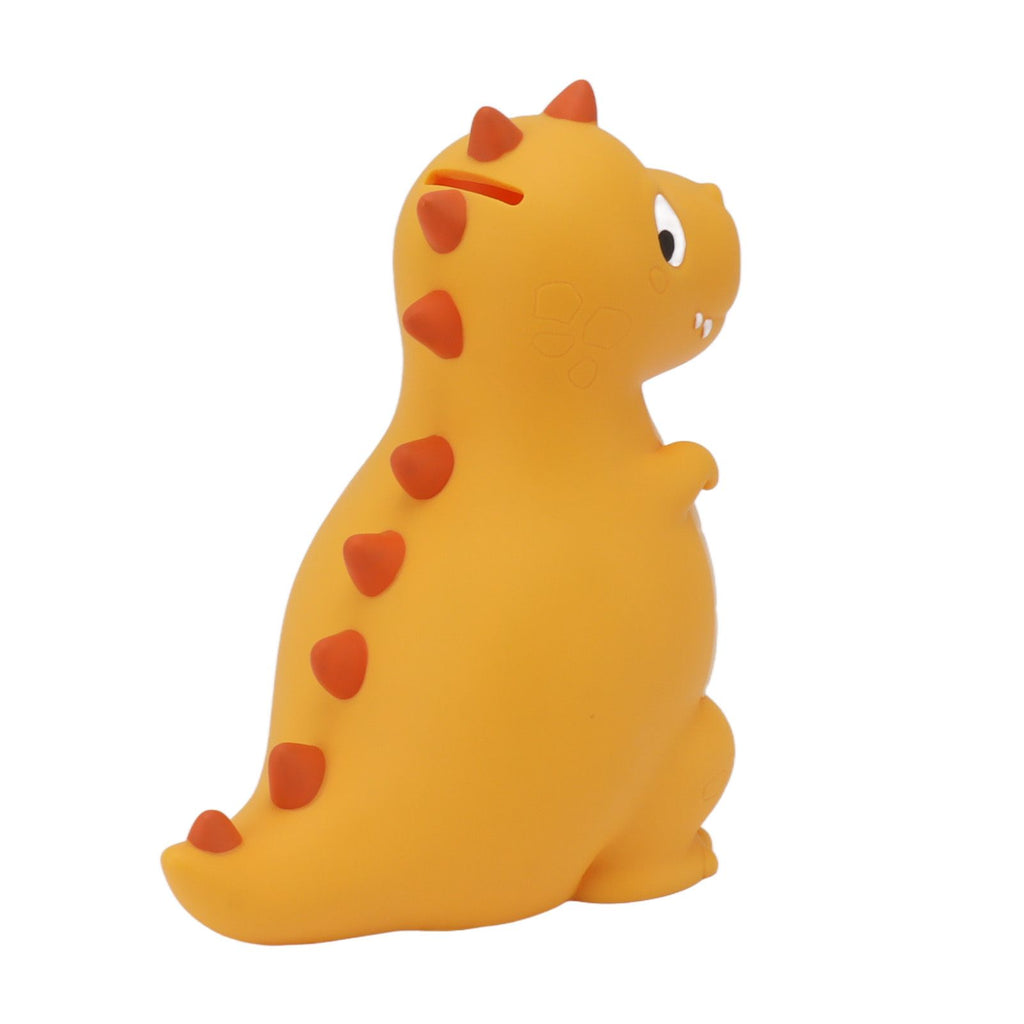 Dinosaur Piggy Bank Cute Cartoon Money Save Box Fall Resistance Money Coin Bank Desktop Decoration Boys Girls Gift Large Yellow