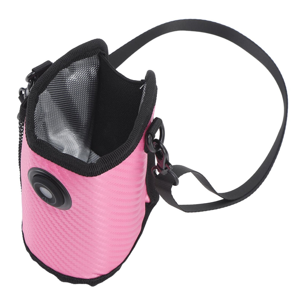 Milk Bottle Warmer Bag Digital Display Constant Temp Adjustable Temperature Baby Bottle Warmer for Home Car Rose Red