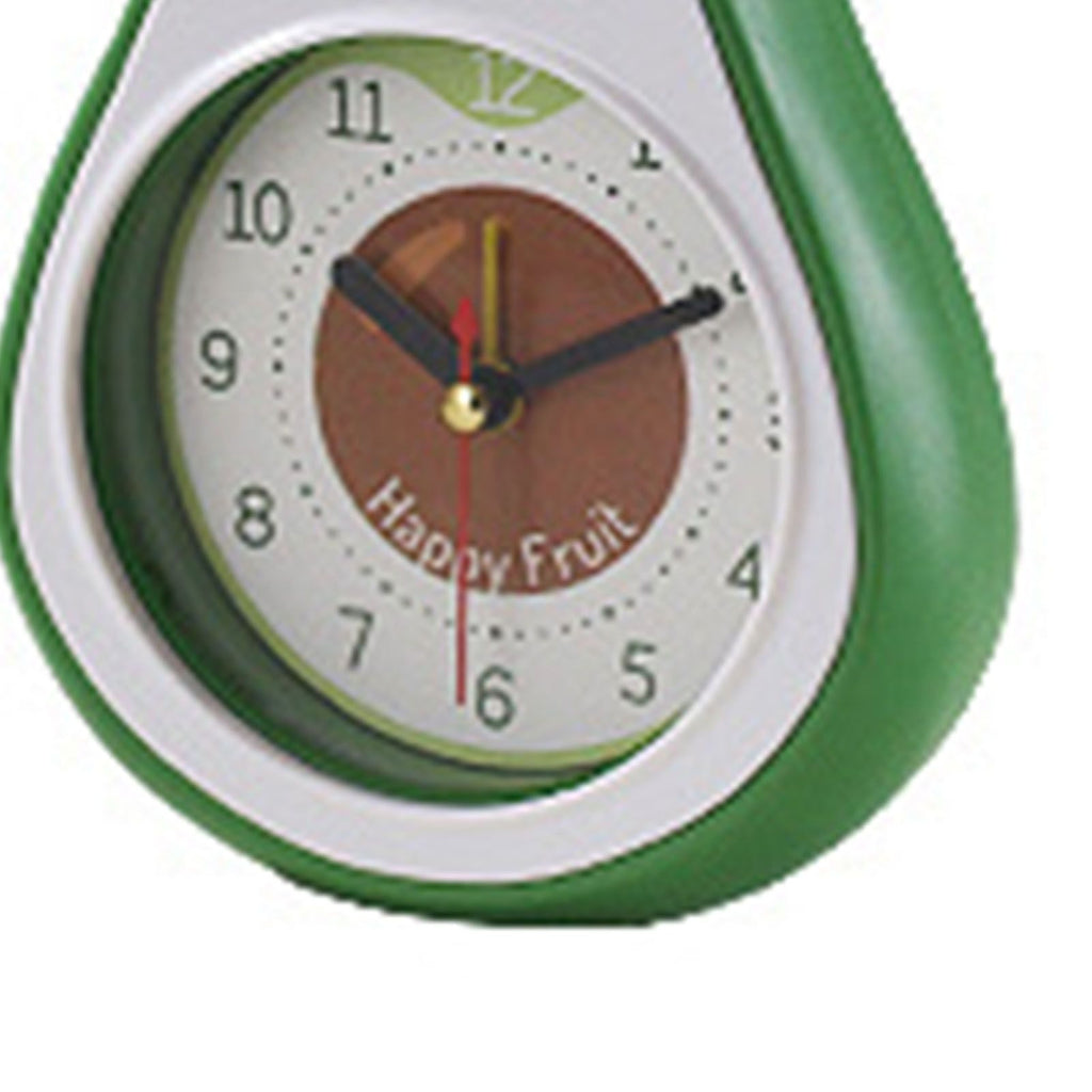 Cartoon Fruit Alarm Clock Kids Alarm Clock Decorative Ornaments Children Gift Student Gift Avocado