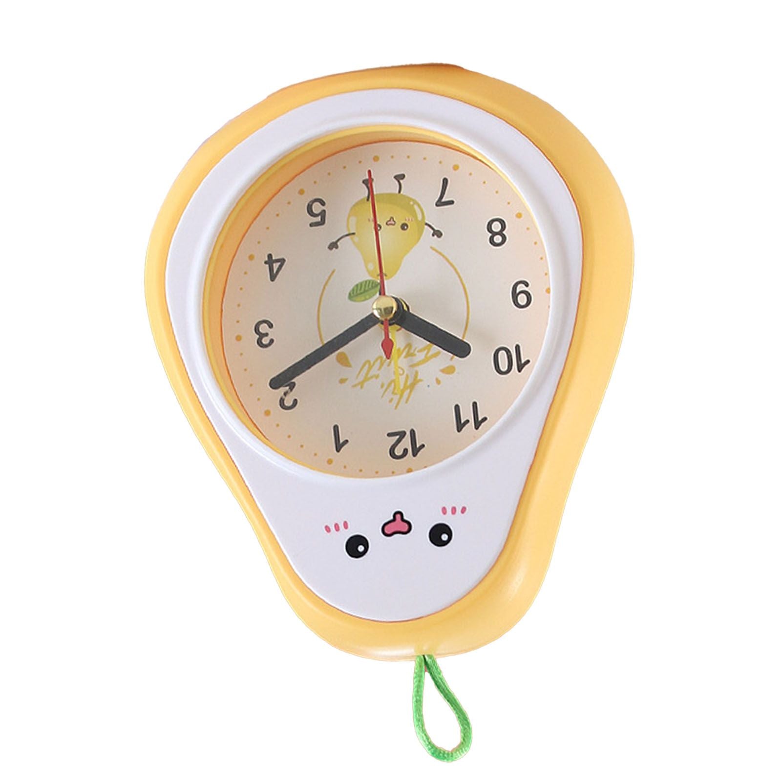 Cartoon Fruit Alarm Clock Kids Alarm Clock Decorative Ornaments Children Gift Student Gift Crystal Pea