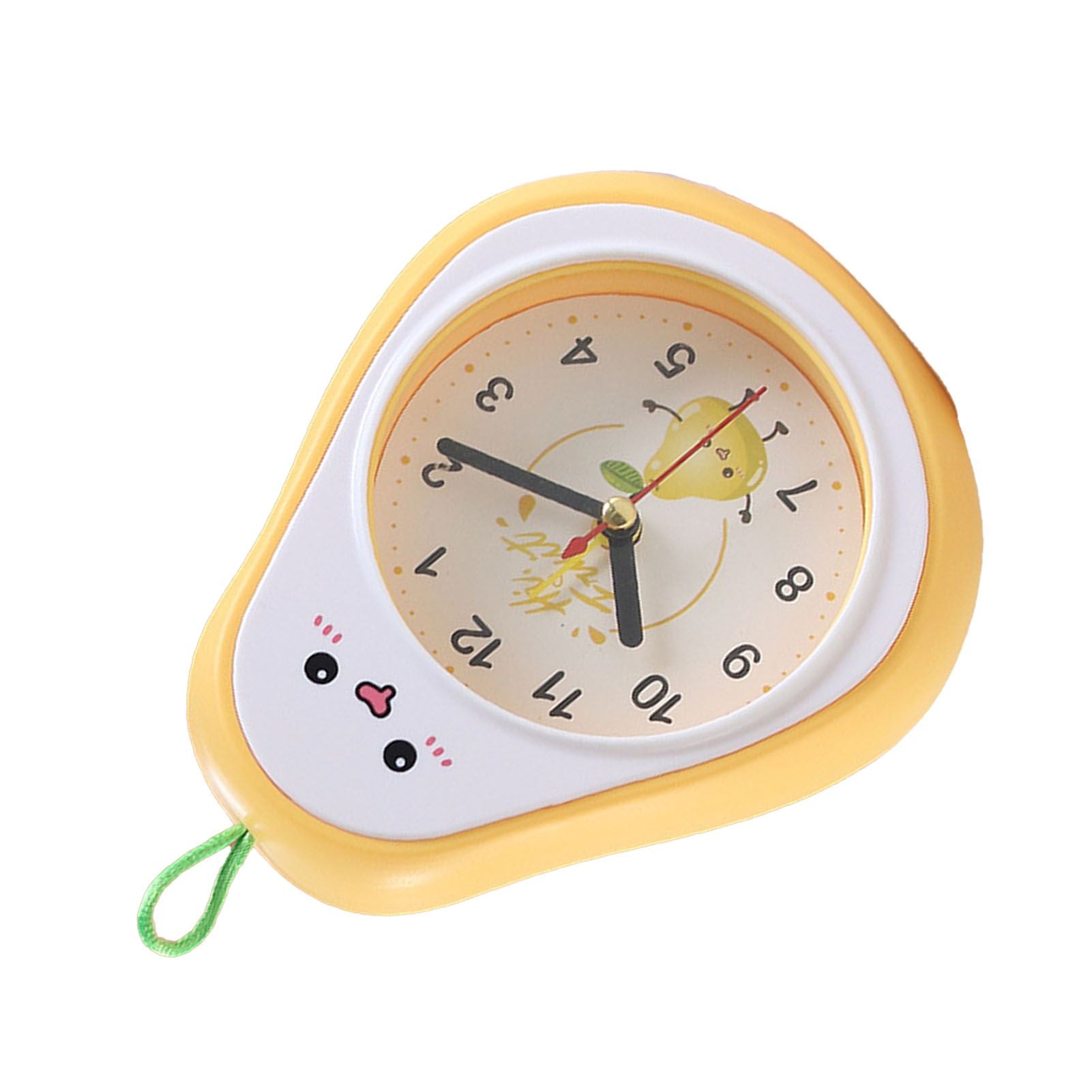 Cartoon Fruit Alarm Clock Kids Alarm Clock Decorative Ornaments Children Gift Student Gift Crystal Pea