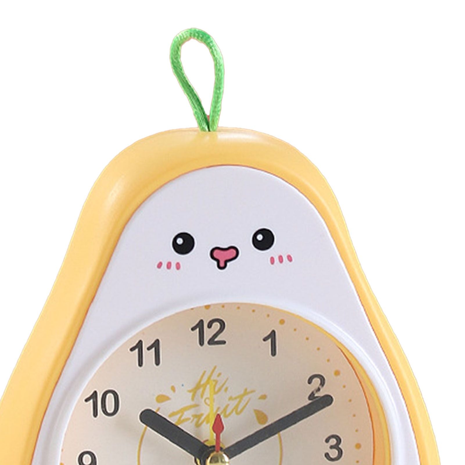 Cartoon Fruit Alarm Clock Kids Alarm Clock Decorative Ornaments Children Gift Student Gift Crystal Pea