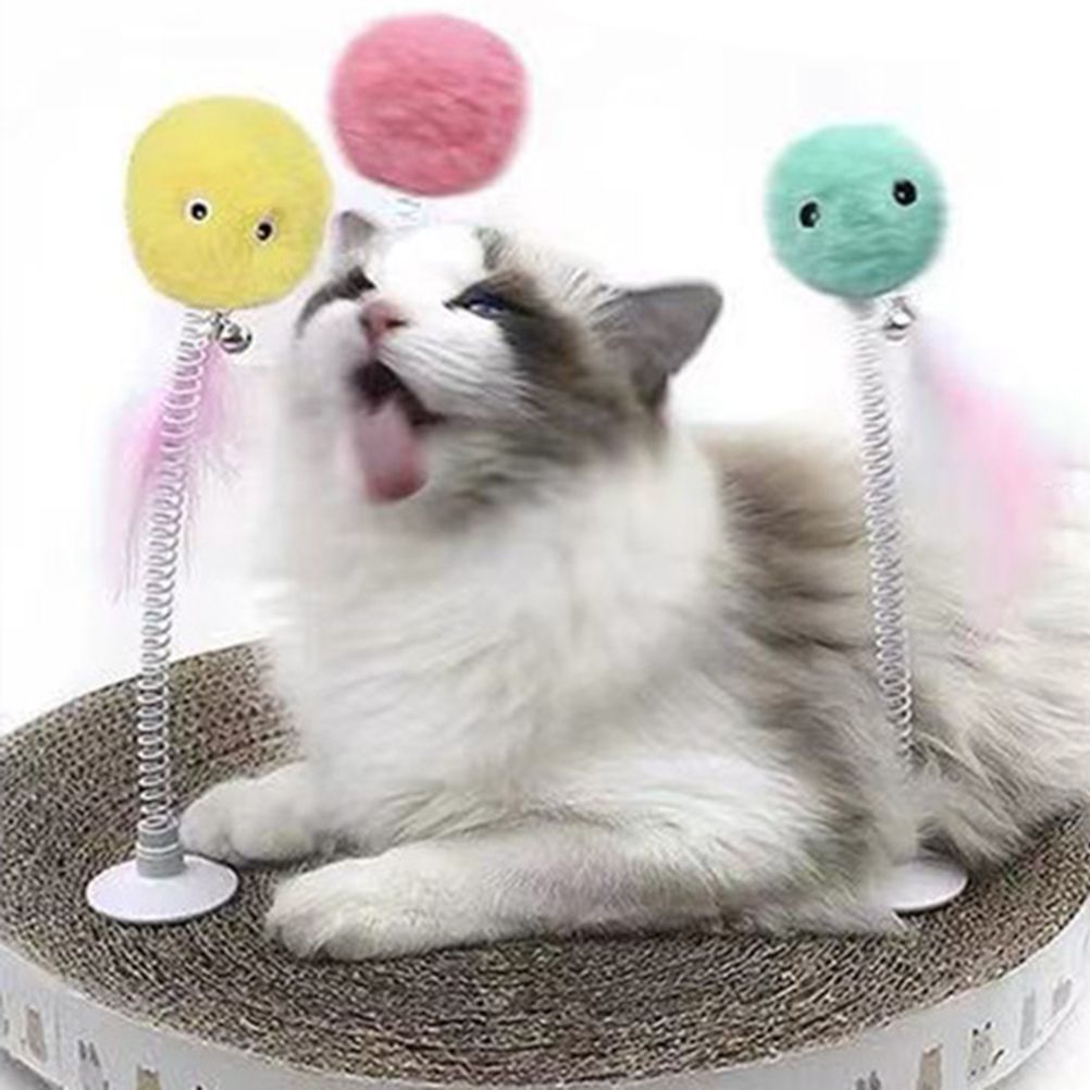 Plush Catnip Ball Cat Toy Lifelike Animal Chirping Sounds Interactive Cat Toys Soft Fluffy Plush Cat Ball Toys
