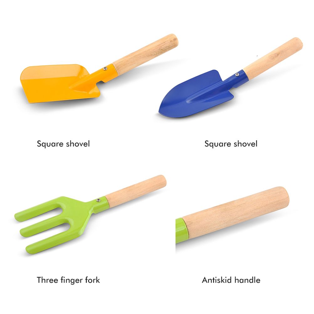 5Pcs Kids Mini Gardening Tool Set Children Garden Planting Hand Kit Garden Digging Sand Tools Toys