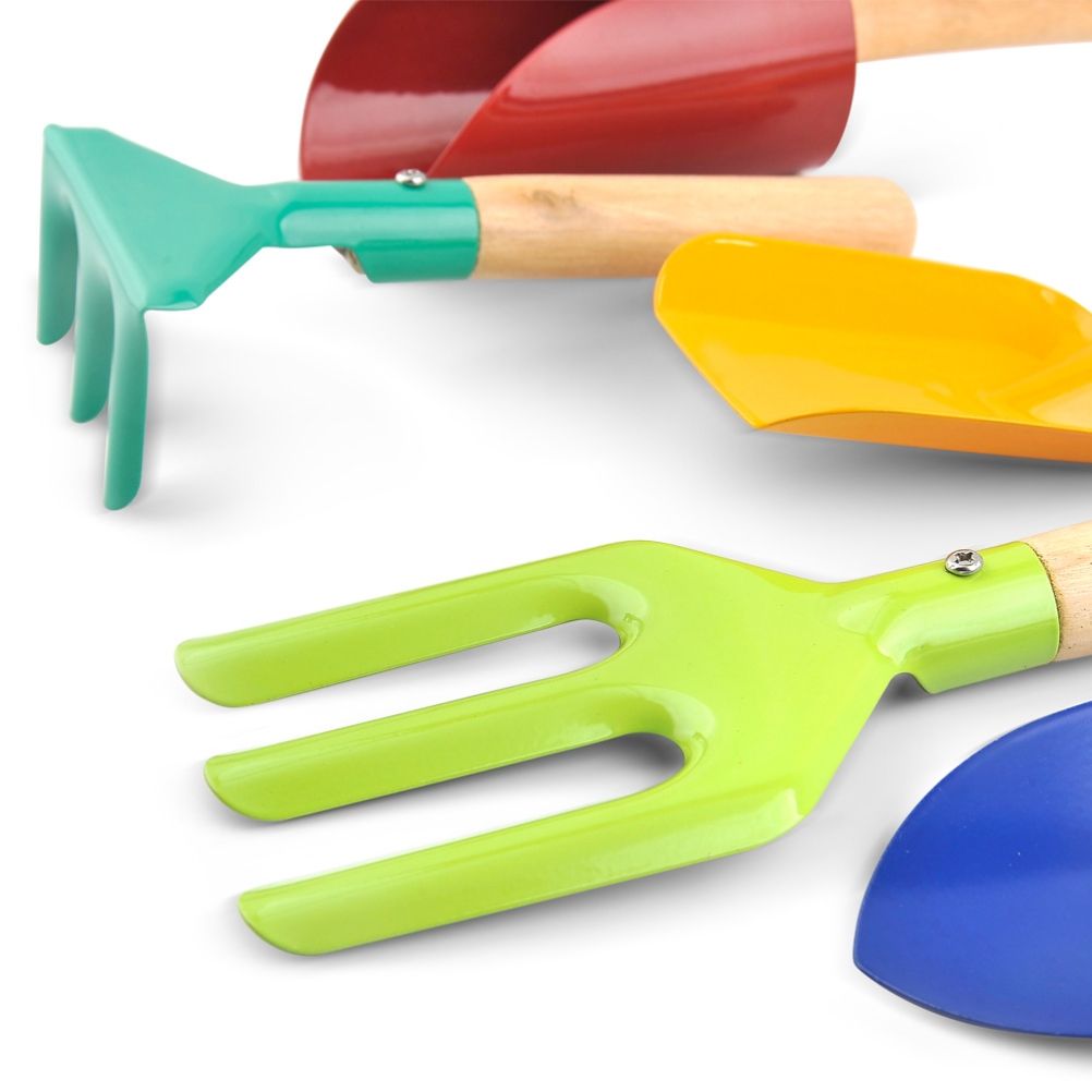 5Pcs Kids Mini Gardening Tool Set Children Garden Planting Hand Kit Garden Digging Sand Tools Toys