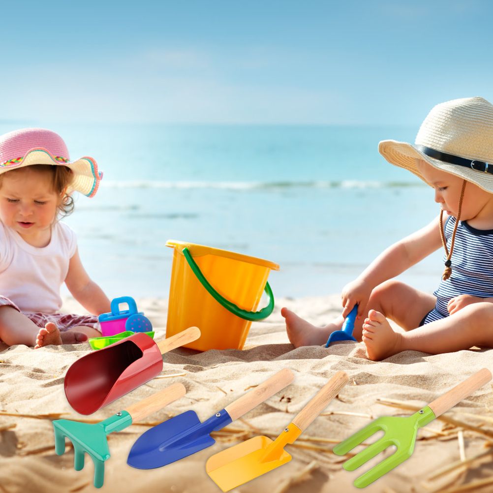 5Pcs Kids Mini Gardening Tool Set Children Garden Planting Hand Kit Garden Digging Sand Tools Toys