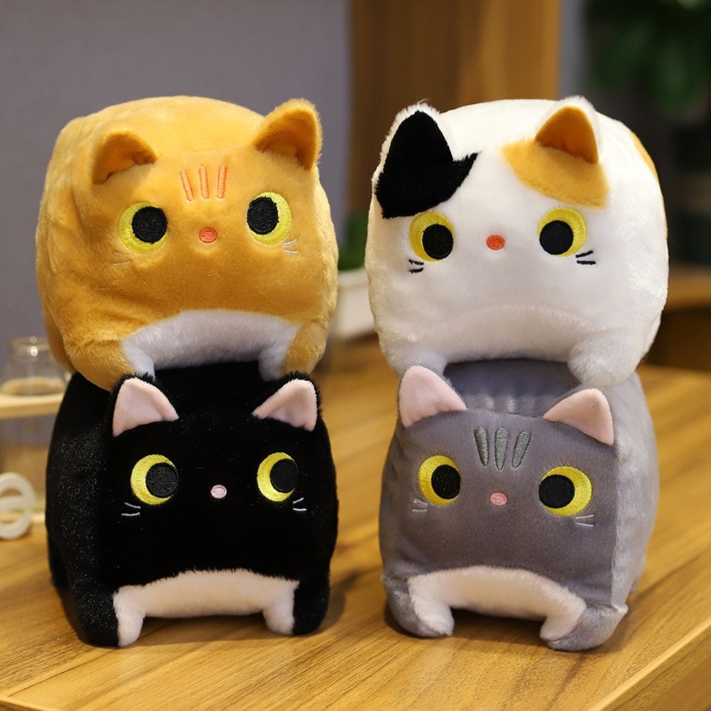 Pocket Cat Doll Cute Stuffed Animal Cat Plush Toy Birthday Gifts for Girls Teen Kids Adults