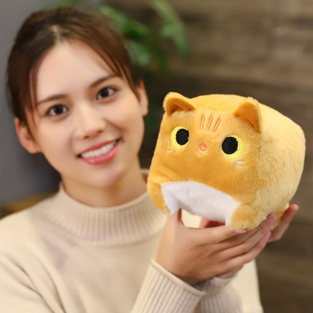 Pocket Cat Doll Cute Stuffed Animal Cat Plush Toy Birthday Gifts for Girls Teen Kids Adults