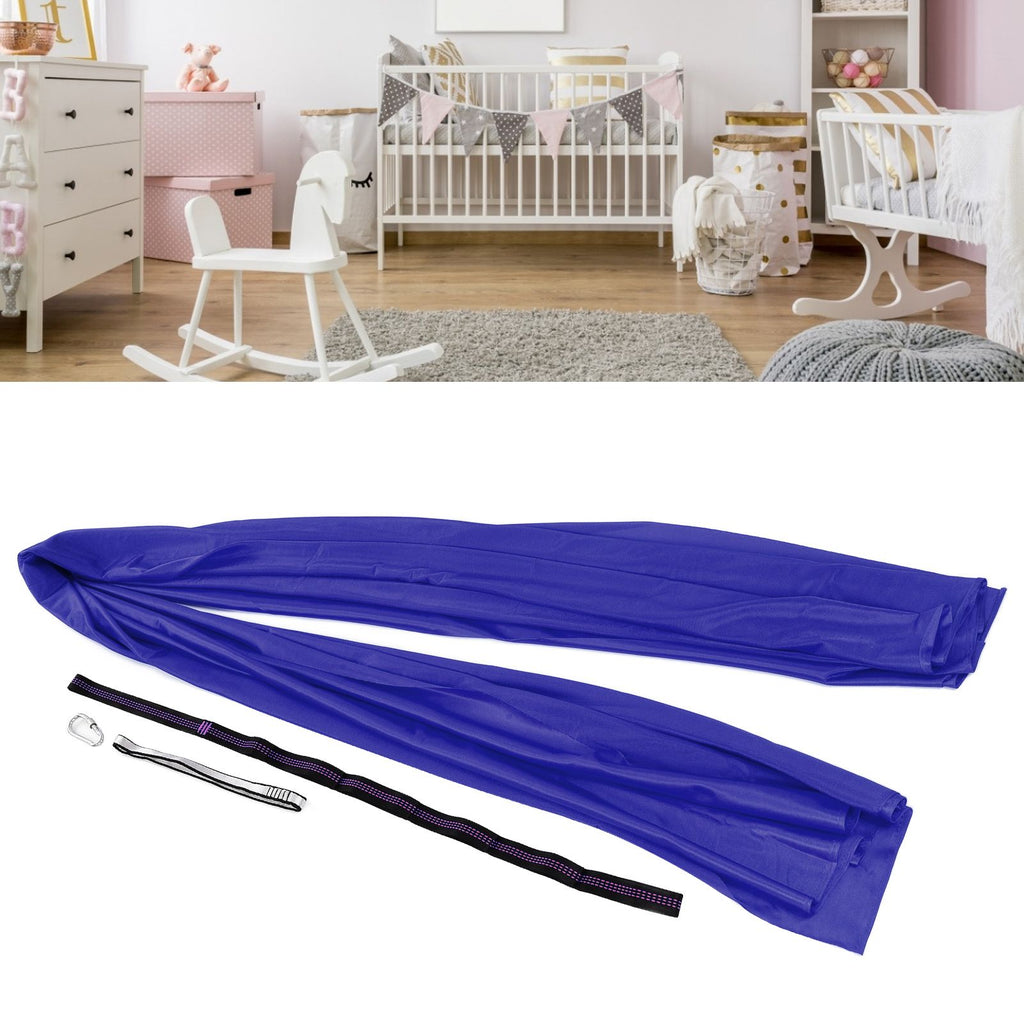 Therapy Swing Elastic Indoor and Outdoor Cuddle Hammock for Autism ADHD and Sensory Processing DisorderDark Blue