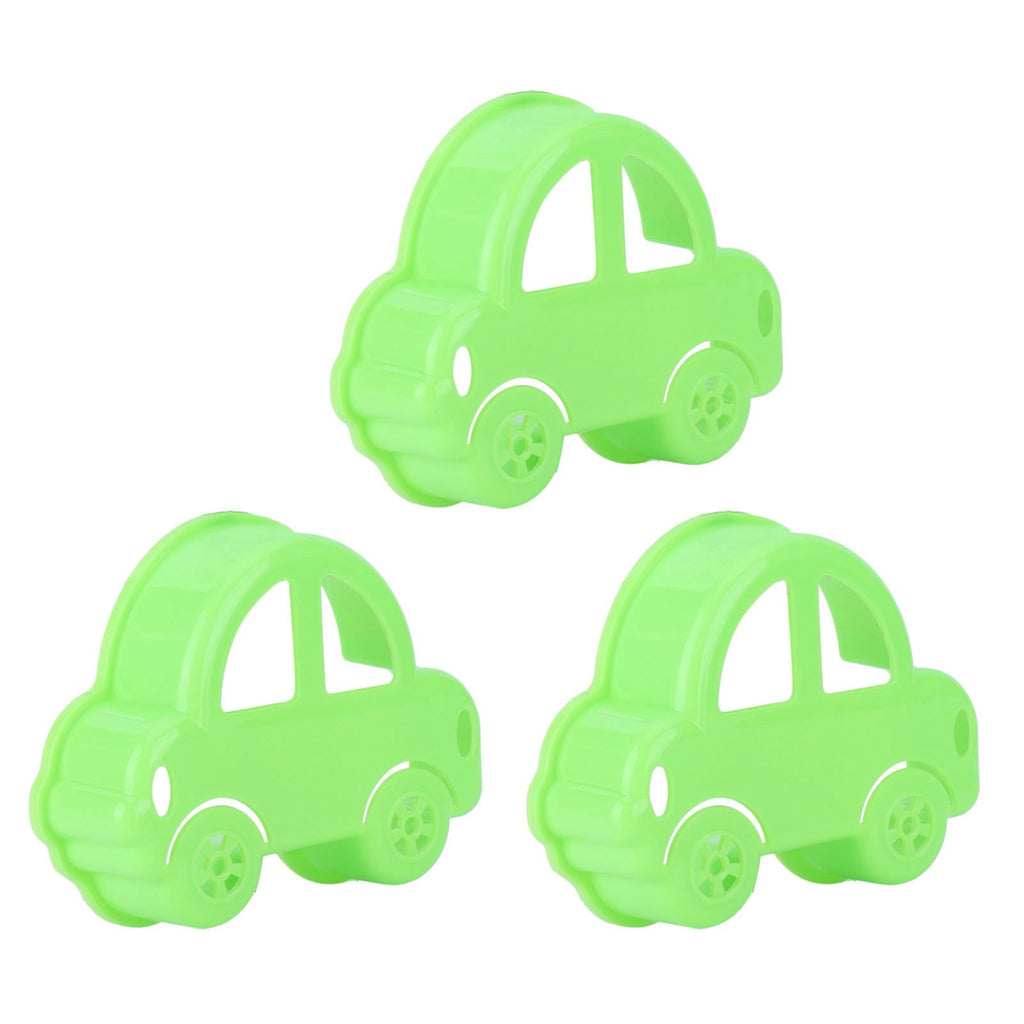 3Pcs Car Sandwich Cutter Food Grade Safe Convenient Easy Encourage Kids Cookie Mold