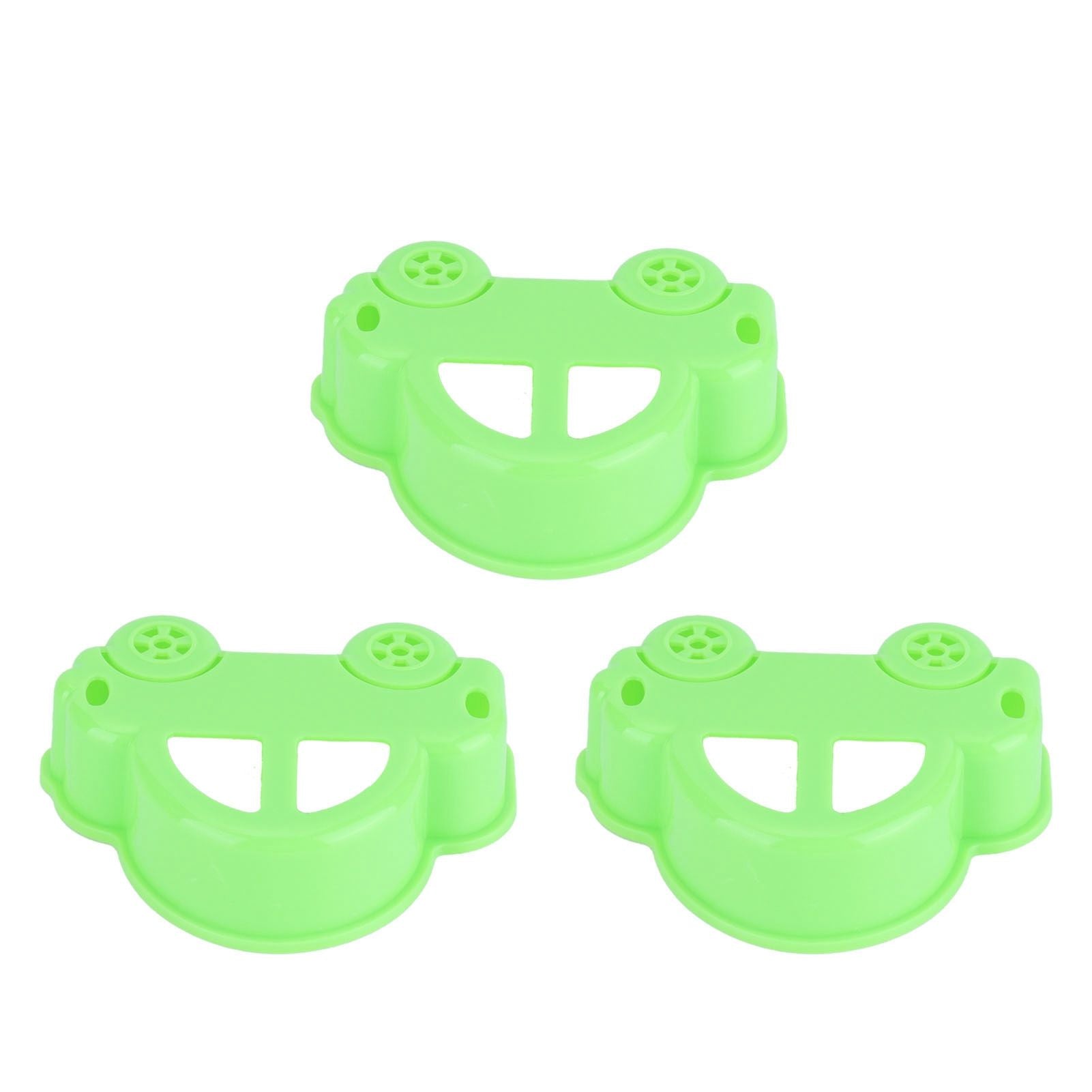 3Pcs Car Sandwich Cutter Food Grade Safe Convenient Easy Encourage Kids Cookie Mold