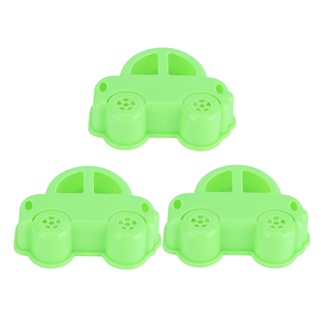 3Pcs Car Sandwich Cutter Food Grade Safe Convenient Easy Encourage Kids Cookie Mold