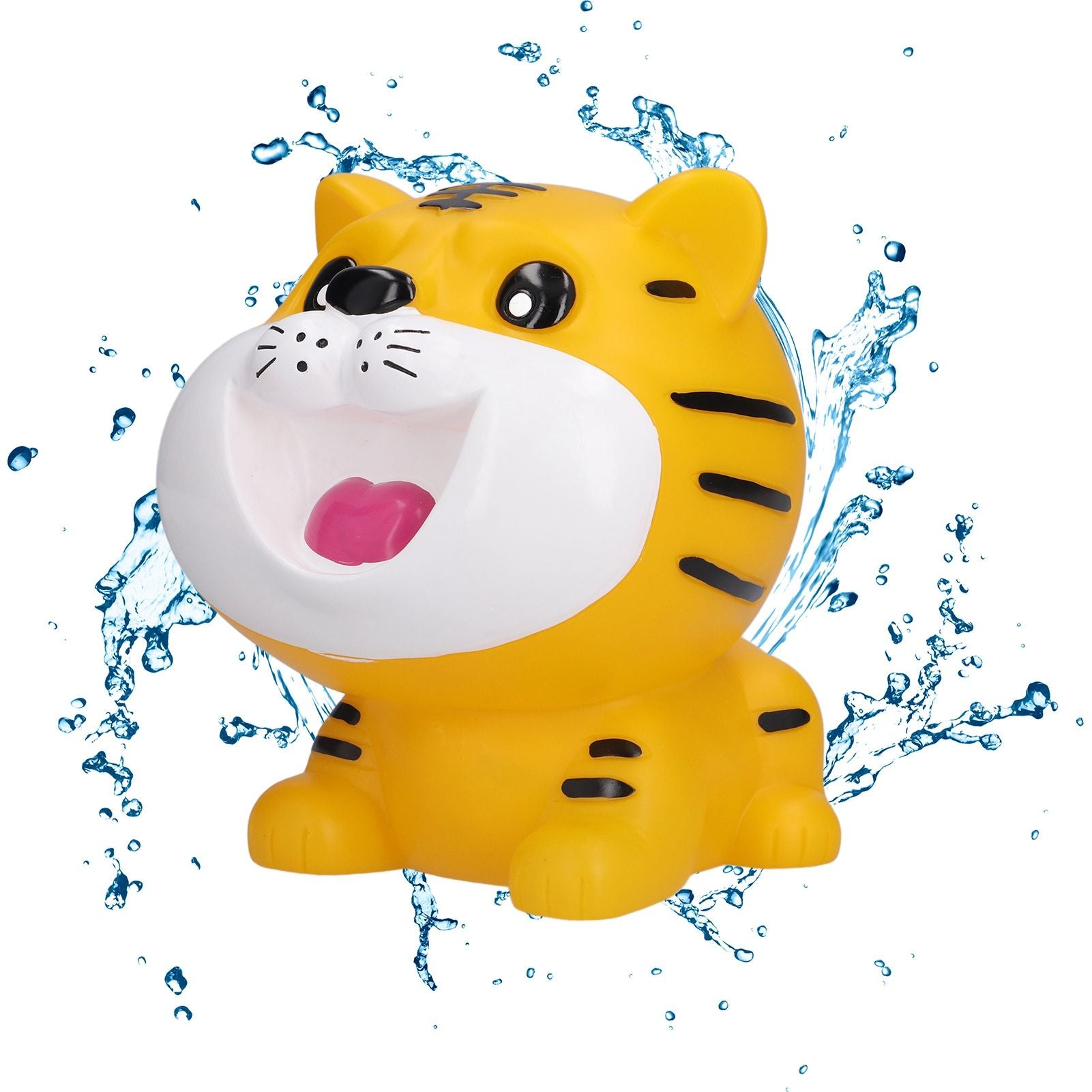 Piggy Bank Anti Fall Waterproof Cartoon Money Saving Box for Boys Girls Kids Birthday Gift(Big Hip Hop Tiger Open Your Eyes )