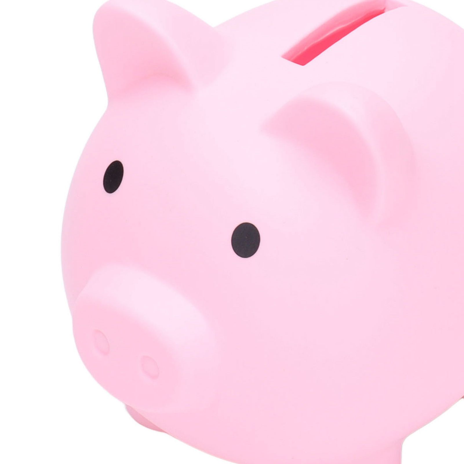Piggy Bank Rugged Durable Vinyl Cartoon Animal Pig Coin Cash Piggy Bank Boy Girl GiftPink