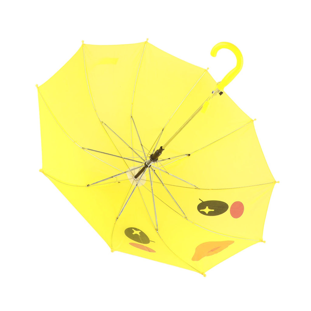Kid Umbrella Lovely Cartoon Animal Easy Operation Light Weight Girls Umbrella for Raining Clear DayYellow