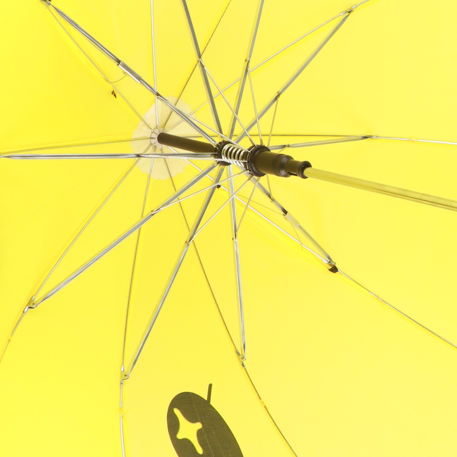 Kid Umbrella Lovely Cartoon Animal Easy Operation Light Weight Girls Umbrella for Raining Clear DayYellow
