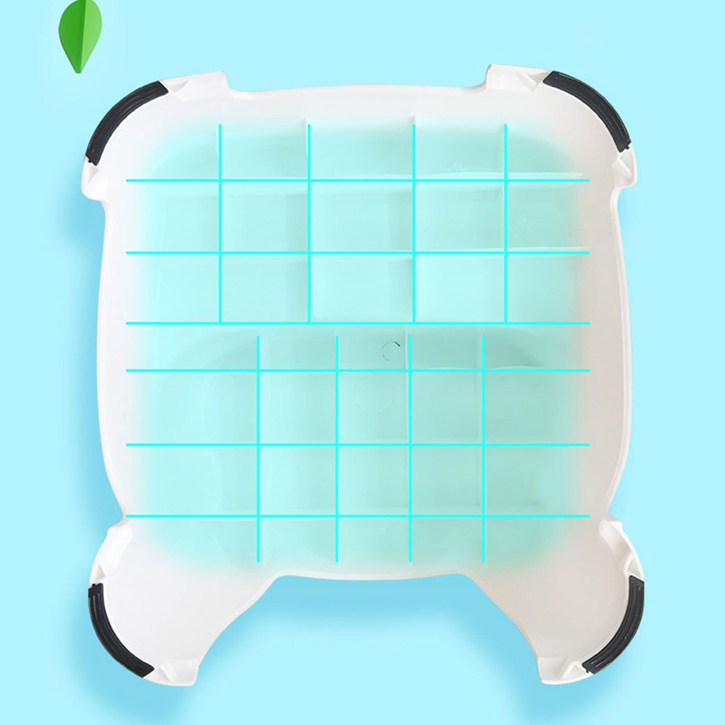 Baby 2 Step Stool High Strength Large Load Bearing Double Slip Proof Toddler Double Up Step Stool for Bathroom Kitchen Ocean Blue