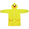 Animal Modeling Children's Raincoat Colorful Cartoon Environmentally Friendly Student Rain Gear Yellow