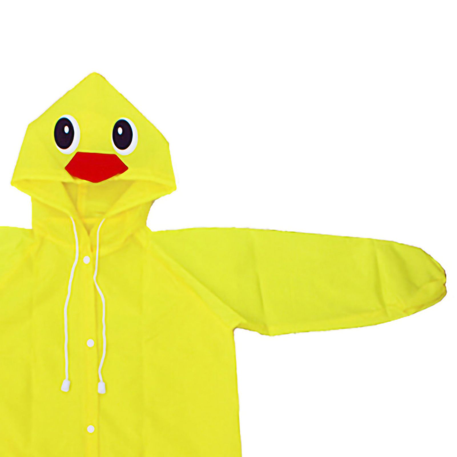 Animal Modeling Children's Raincoat Colorful Cartoon Environmentally Friendly Student Rain Gear Yellow