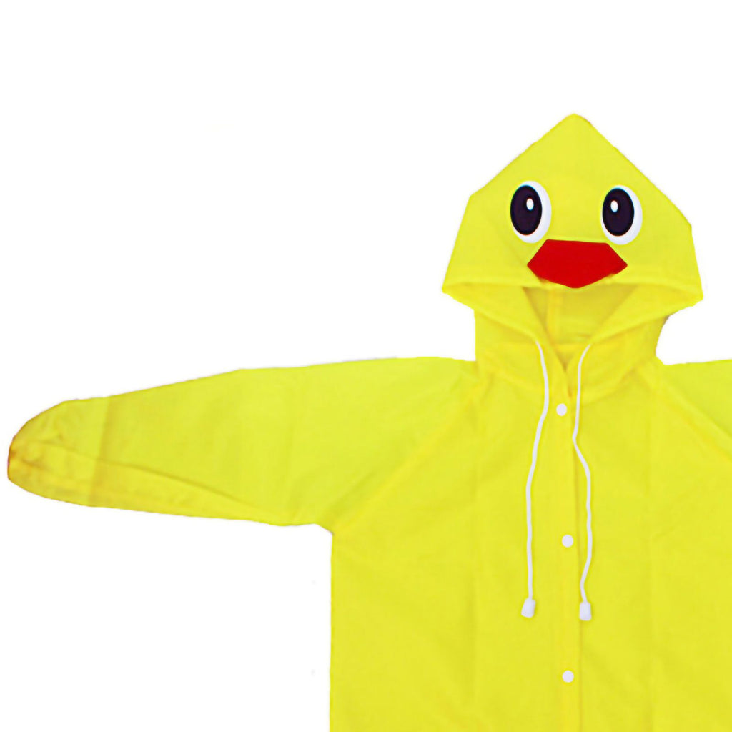 Animal Modeling Children's Raincoat Colorful Cartoon Environmentally Friendly Student Rain Gear Yellow