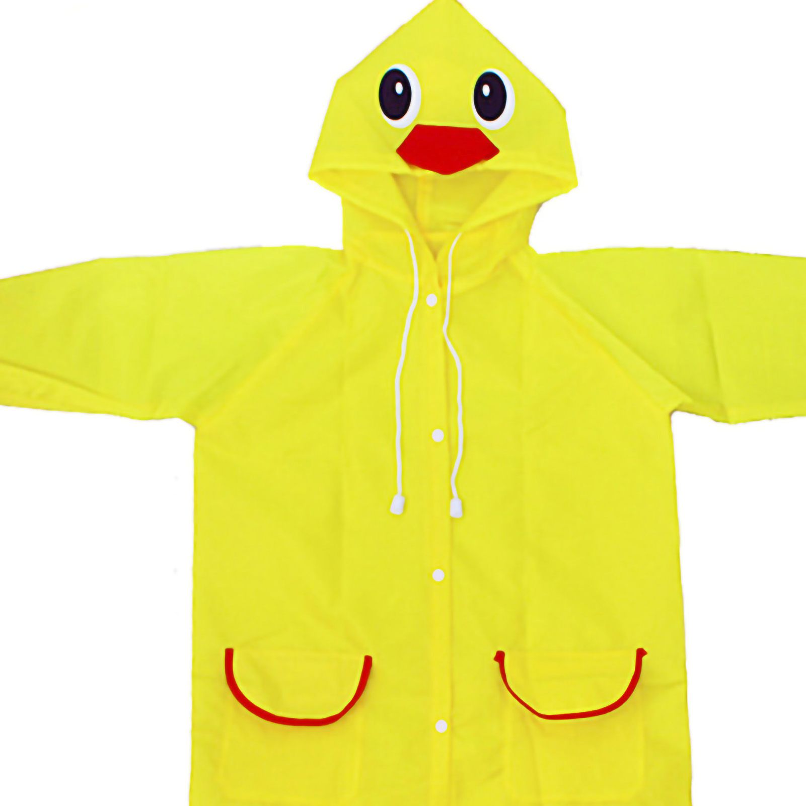 Animal Modeling Children's Raincoat Colorful Cartoon Environmentally Friendly Student Rain Gear Yellow