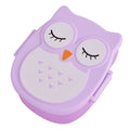 Cute Owl Students Lunch Box Portable Kids Bento Box Food Container Camping Picnic Storage Box
