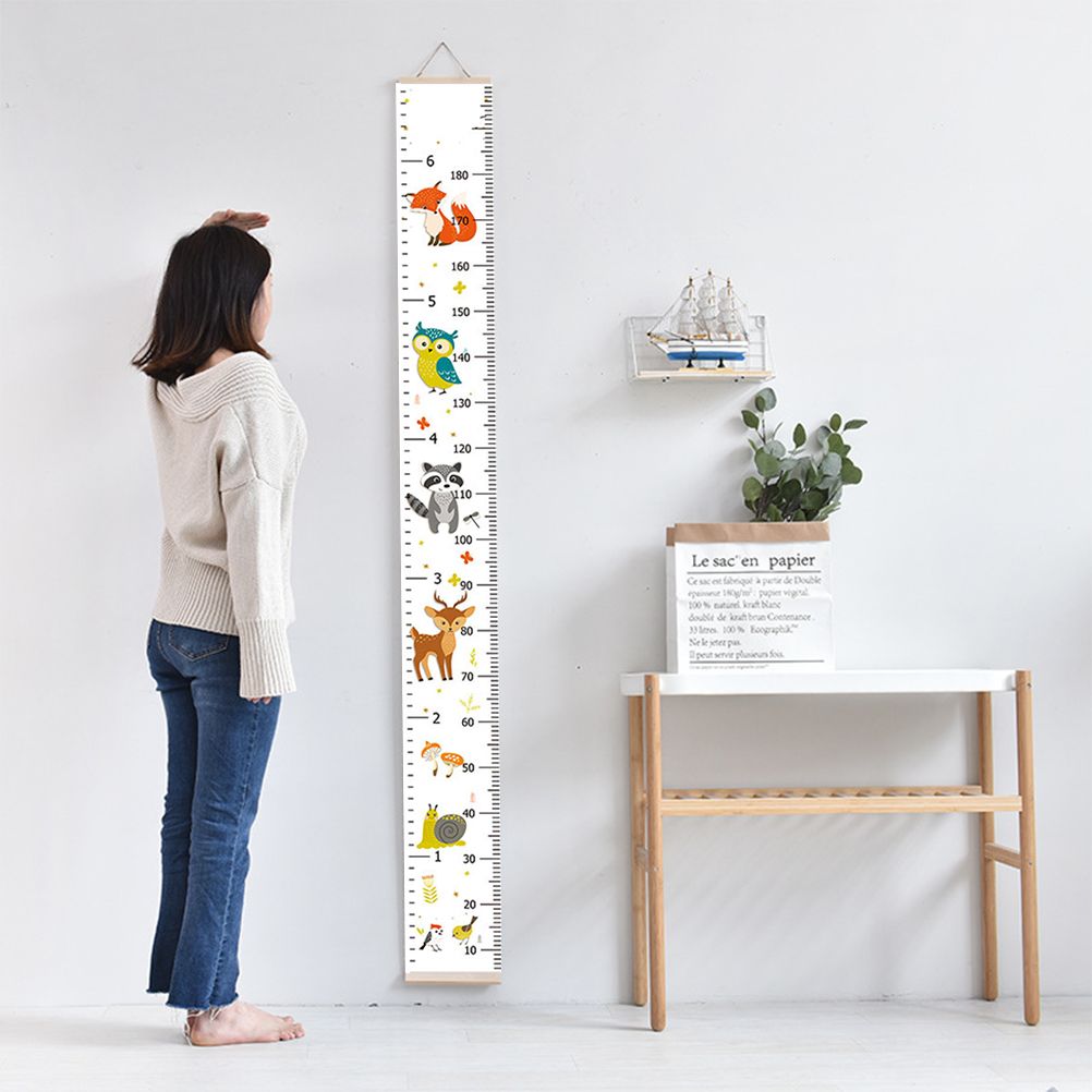 Baby Growth Height Chart Wall Ruler Stickers Decals for Kids Boys Wall Ruler for Children