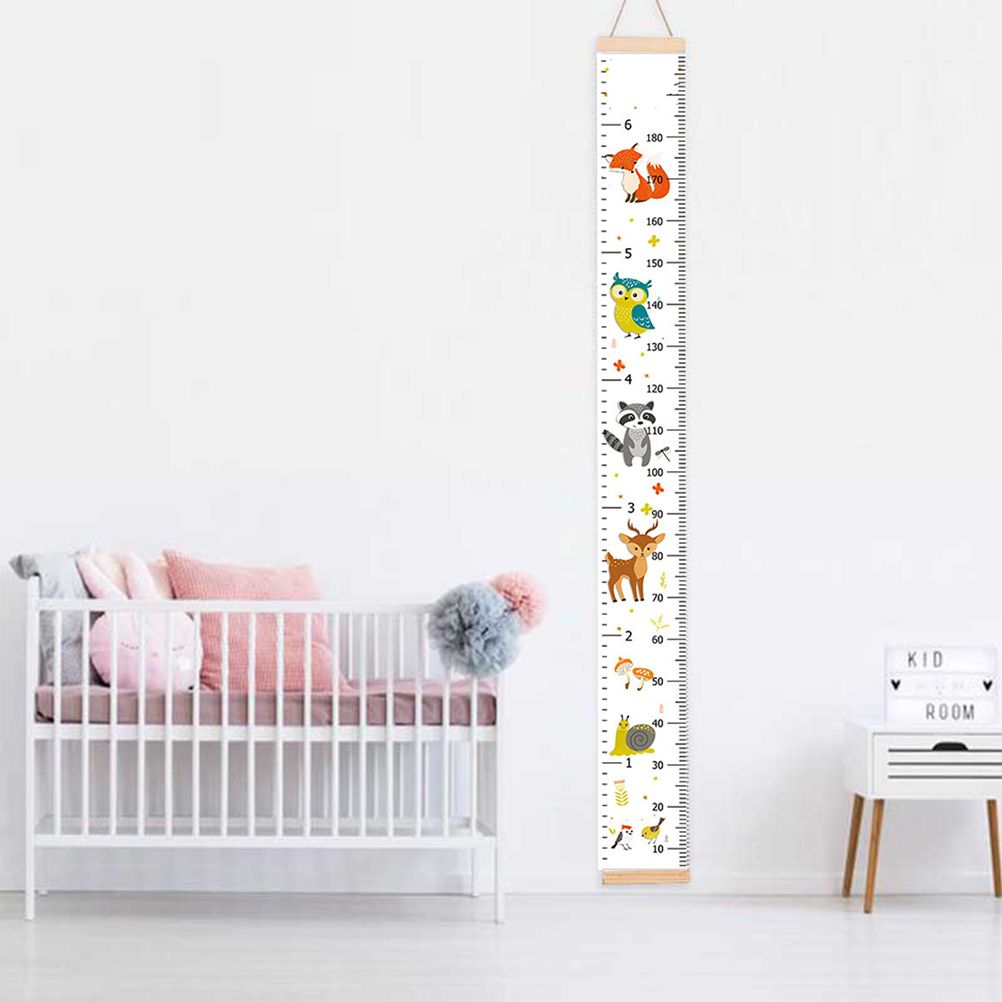 Baby Growth Height Chart Wall Ruler Stickers Decals for Kids Boys Wall Ruler for Children