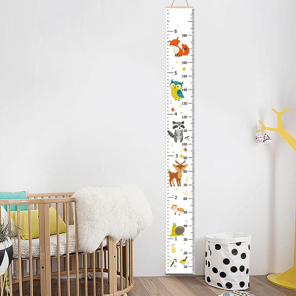 Baby Growth Height Chart Wall Ruler Stickers Decals for Kids Boys Wall Ruler for Children