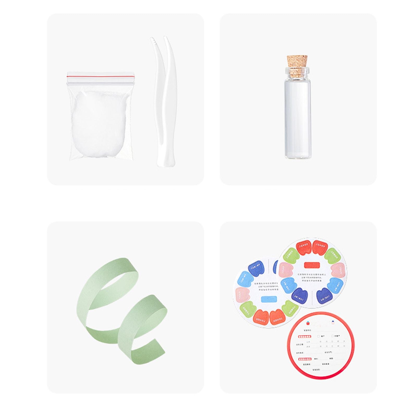 Baby Teeth Storage Box Baby Hair Collection Box Umbilical Cord Bottle Children's Tooth Replacement Storage Box