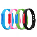 6Pcs Random Silicone Mosquito Repellent Bracelets Waterproof Anti Mosquito Band Bug and Insect Protection Wrist Bands for Adults and Kids