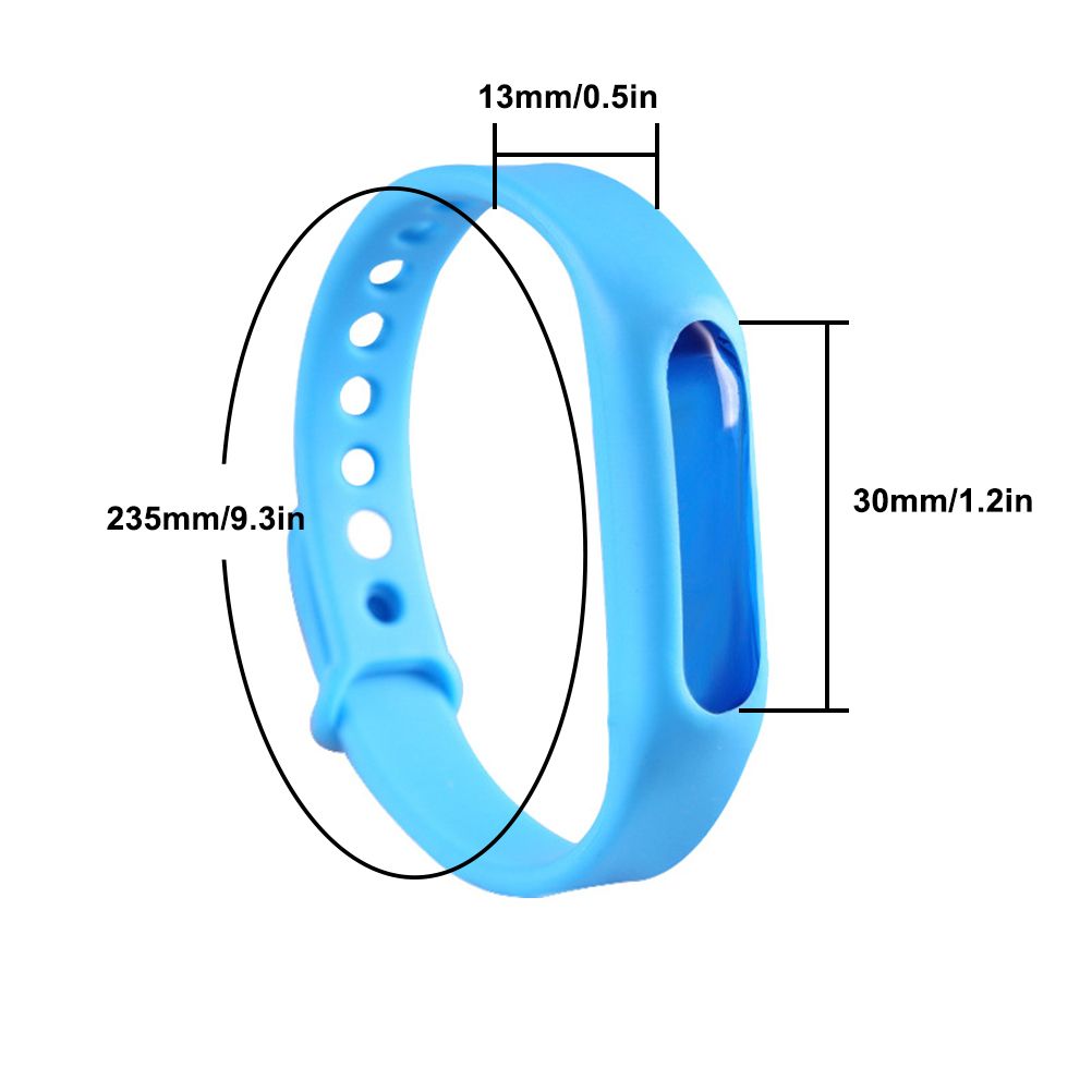 6Pcs Random Silicone Mosquito Repellent Bracelets Waterproof Anti Mosquito Band Bug and Insect Protection Wrist Bands for Adults and Kids