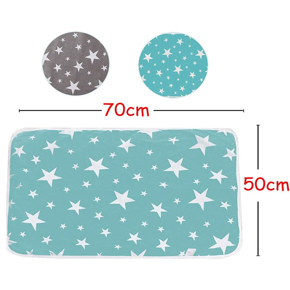 2PCS Waterproof Baby Crib Pad Leak Proof Infant Mattress Pad Soft Baby Mat