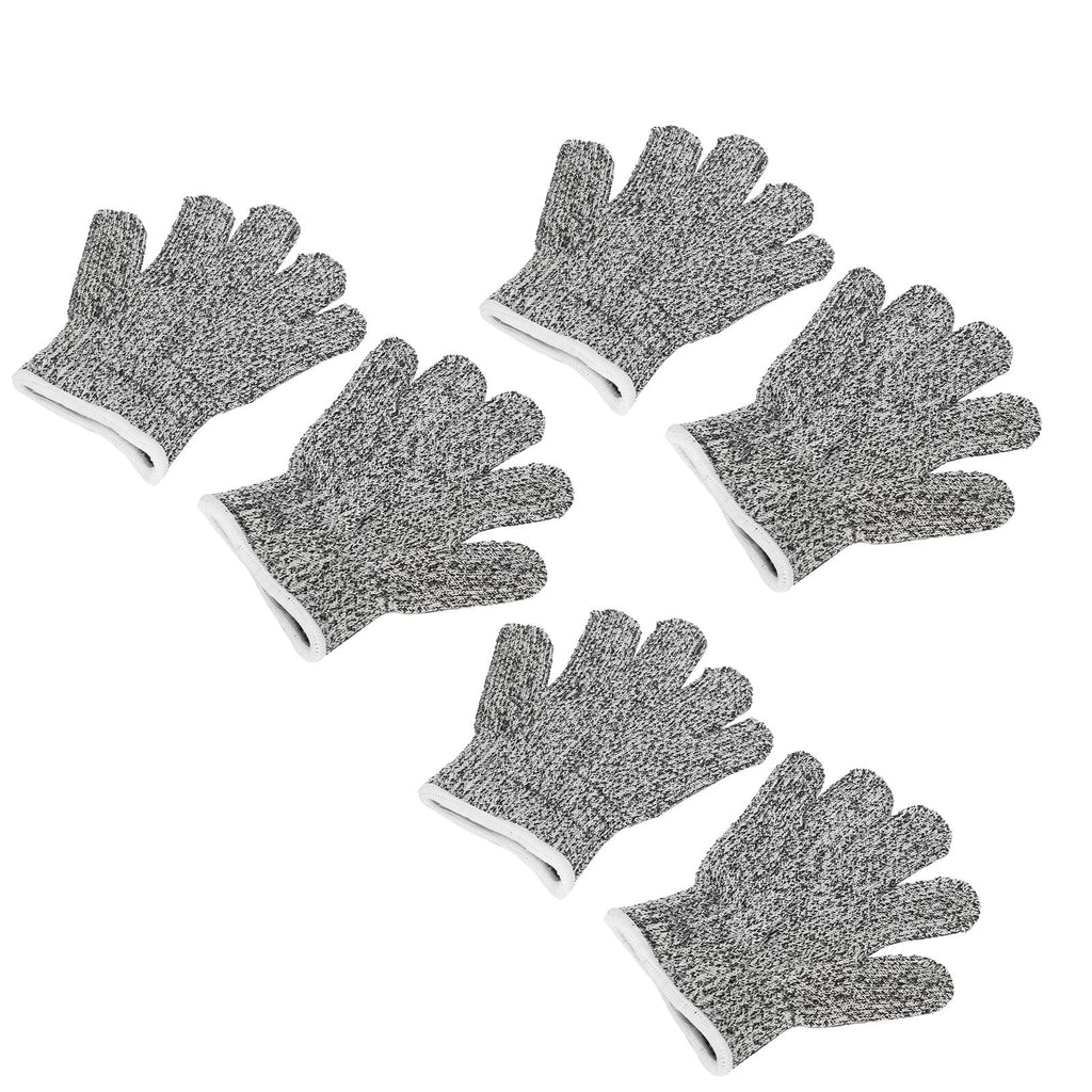 3 Pairs Cut Resistant Gloves Children Gardening Outdoor Activities Cut Proof Work Gloves