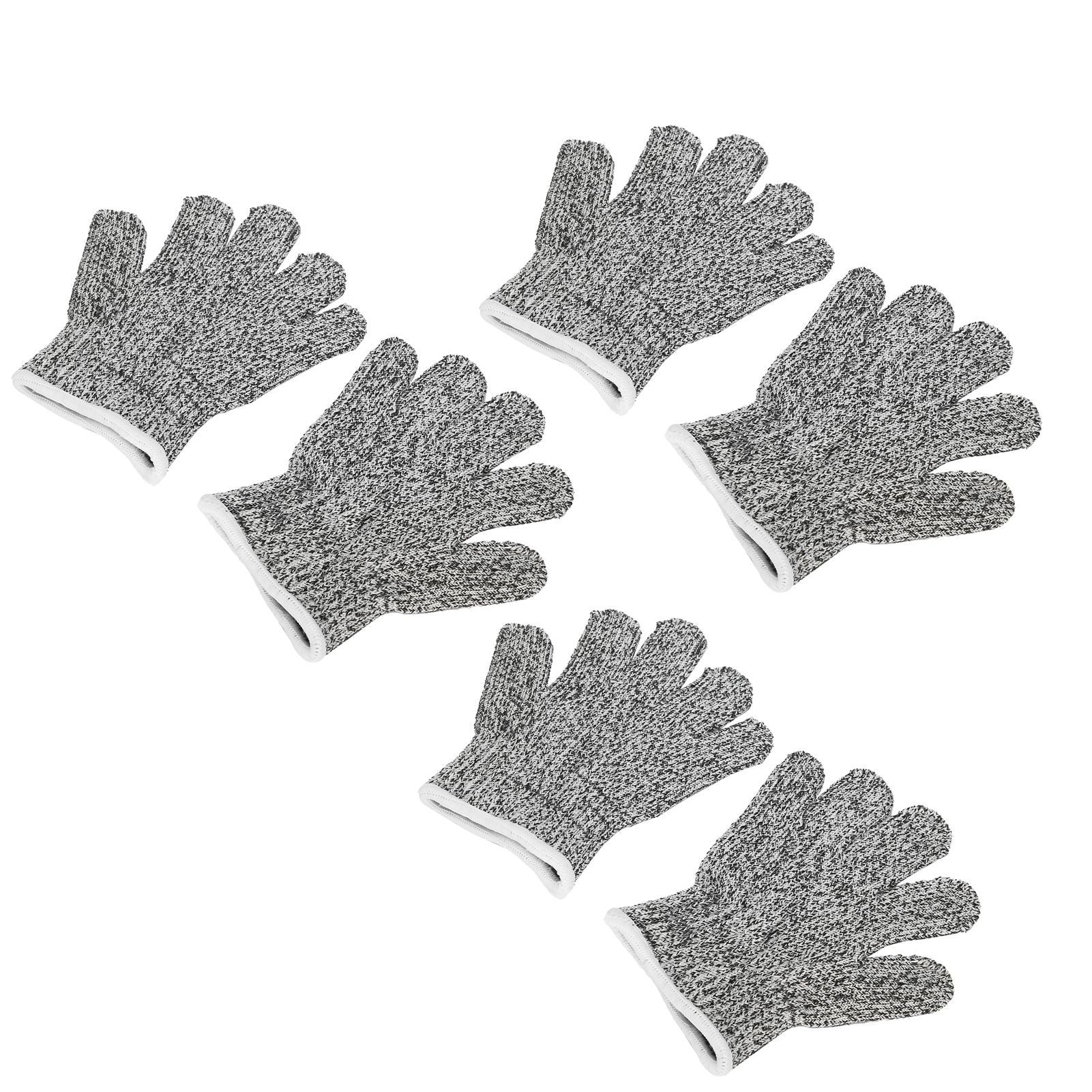 3 Pairs Cut Resistant Gloves Children Gardening Outdoor Activities Cut Proof Work Gloves