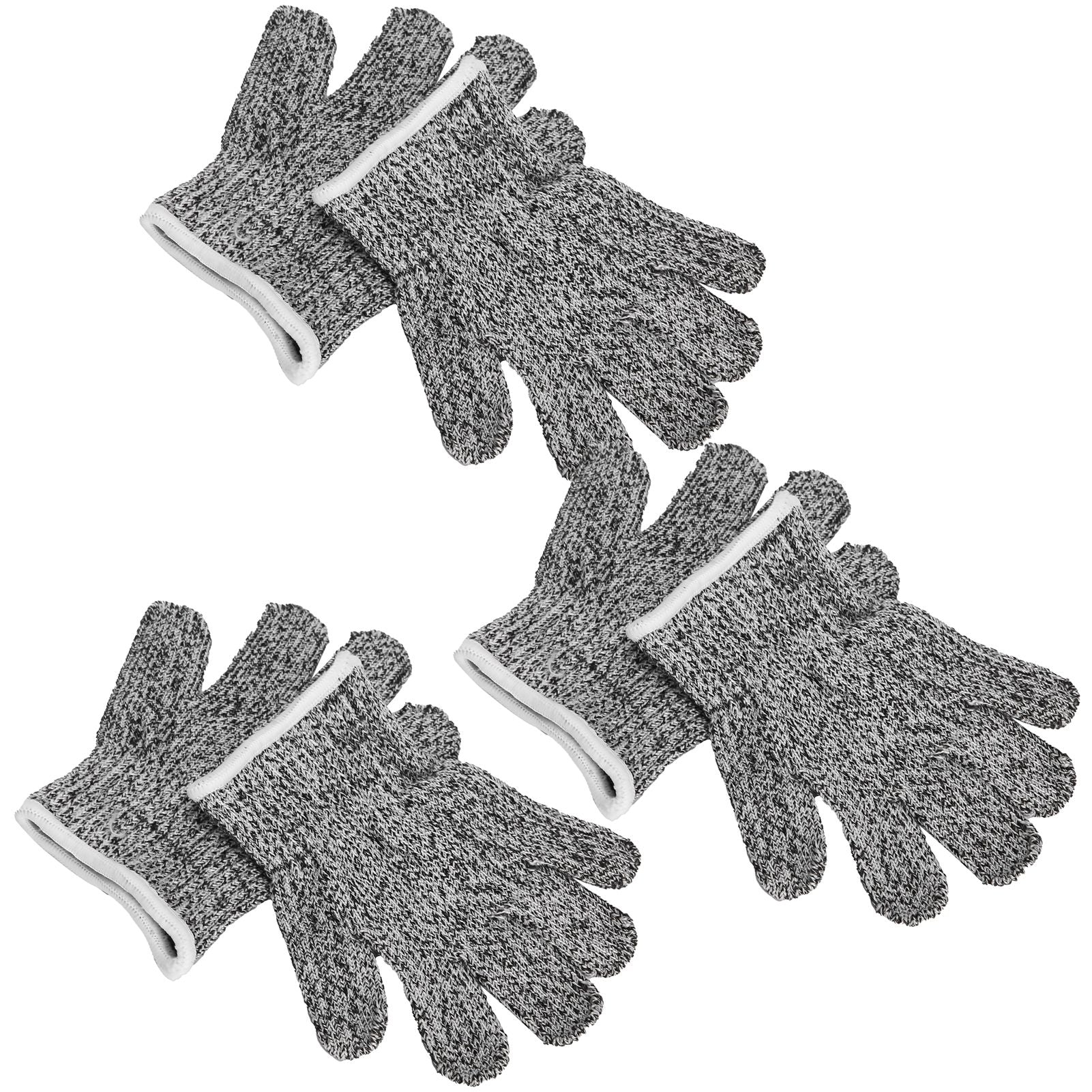 3 Pairs Cut Resistant Gloves Children Gardening Outdoor Activities Cut Proof Work Gloves