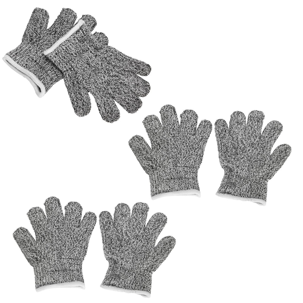 3 Pairs Cut Resistant Gloves Children Gardening Outdoor Activities Cut Proof Work Gloves