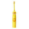 Children Electric Toothbrush Cartoon Pattern Waterproof Teeth Cleaning Brush Gift for KidsYellow