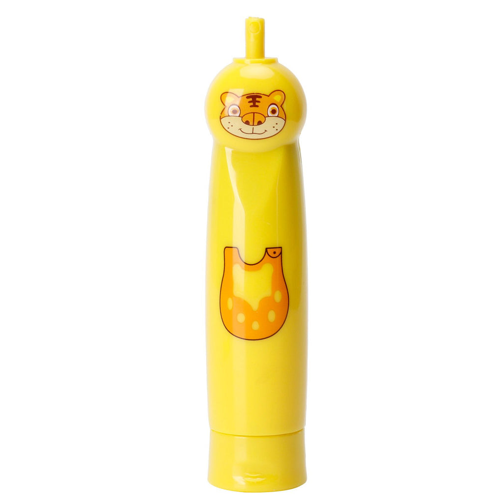 Children Electric Toothbrush Cartoon Pattern Waterproof Teeth Cleaning Brush Gift for KidsYellow
