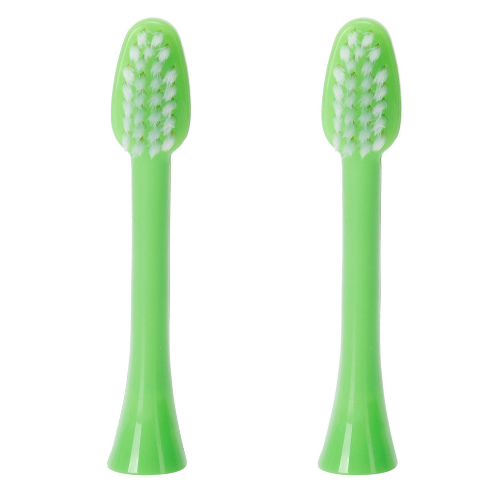 Children Electric Toothbrush Cartoon Pattern Waterproof Teeth Cleaning Brush Gift for KidsGreen
