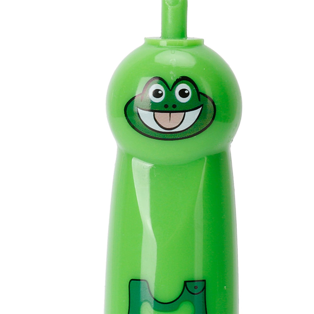 Children Electric Toothbrush Cartoon Pattern Waterproof Teeth Cleaning Brush Gift for KidsGreen