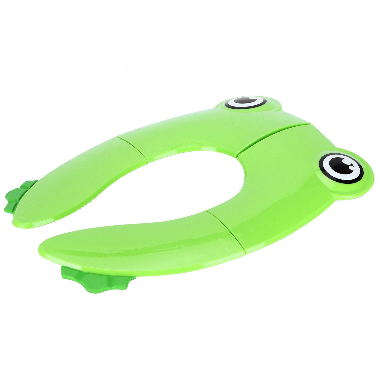 Folding Potty Seat Pad Portable Baby Toddler Toilet Training Seat Non Slip Pad for Travel(Green )