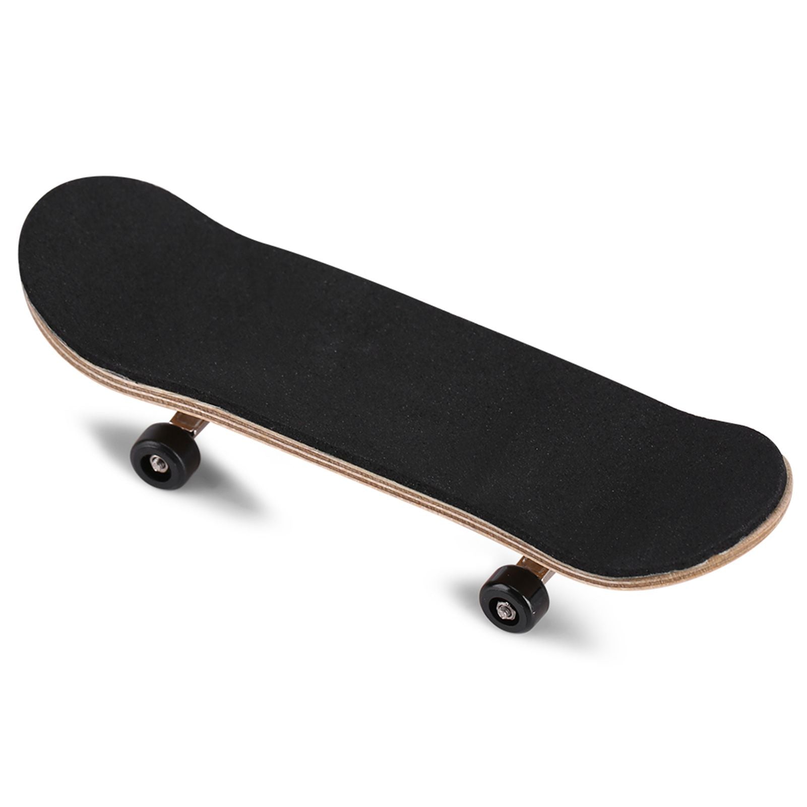 1Pc Maple Wooden Alloy Fingerboard Finger Skateboards With Box Reduce Pressure Gifts Black