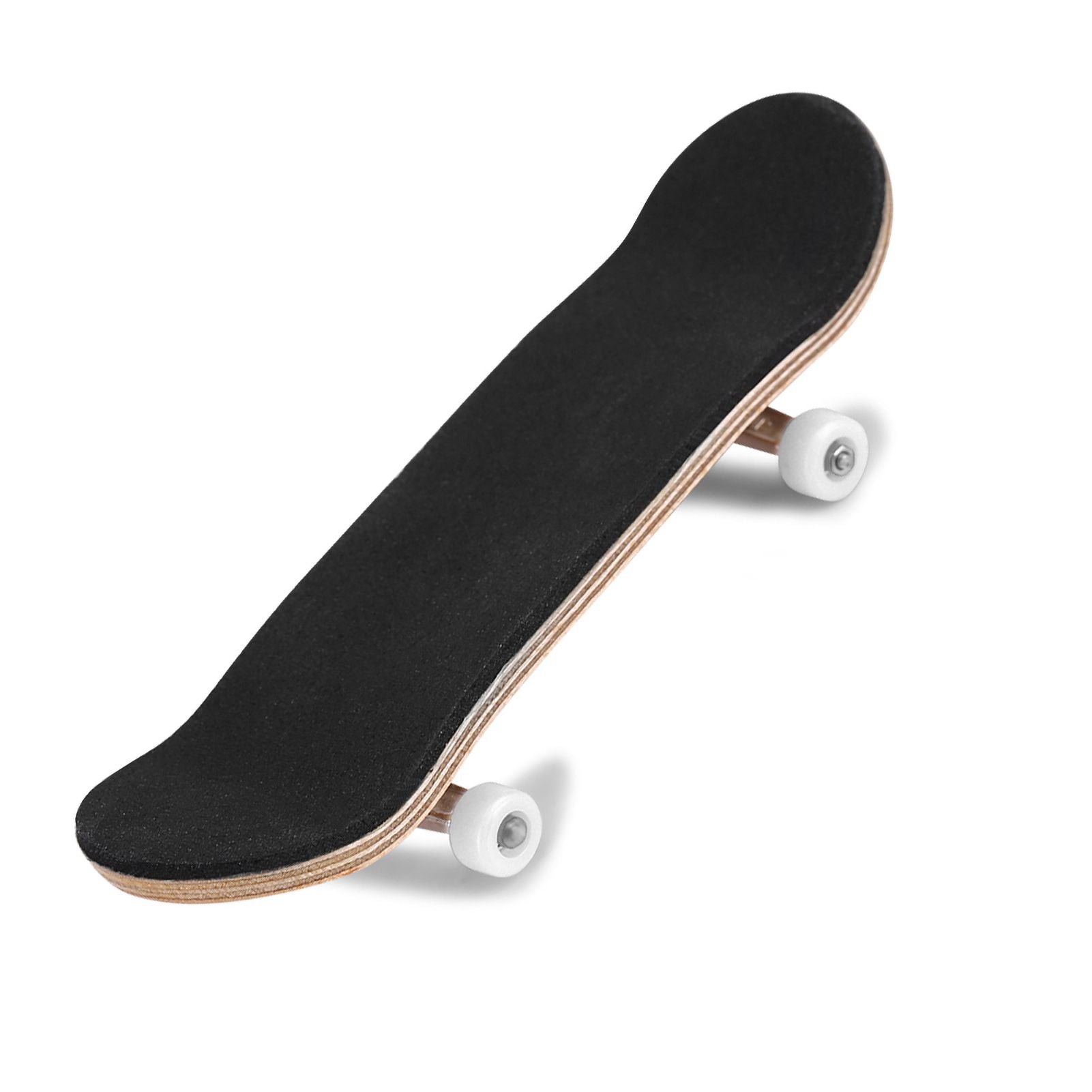 1Pc Maple Wooden Alloy Fingerboard Finger Skateboards With Box Reduce Pressure Gifts White
