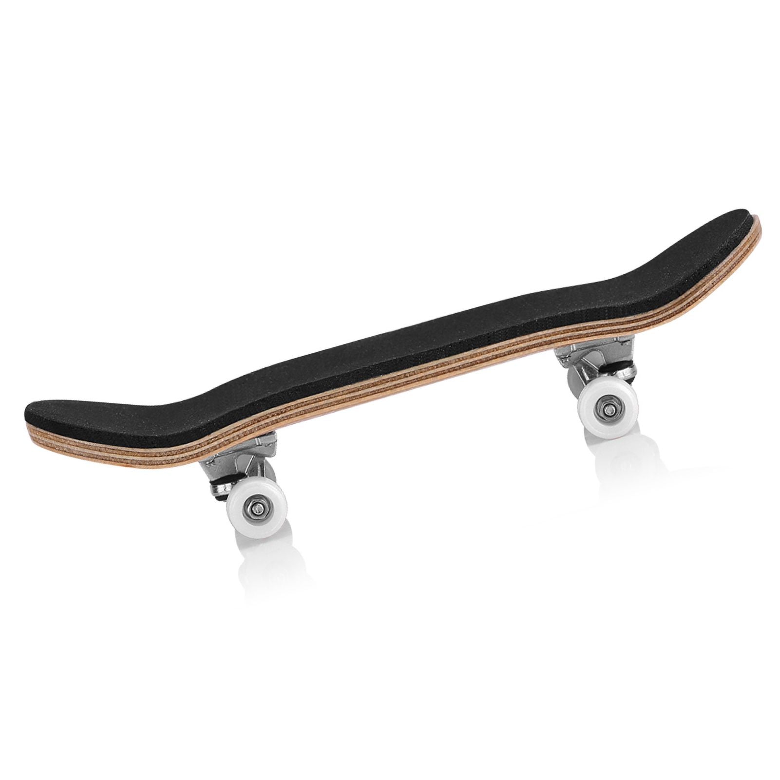 1Pc Maple Wooden Alloy Fingerboard Finger Skateboards With Box Reduce Pressure Gifts White