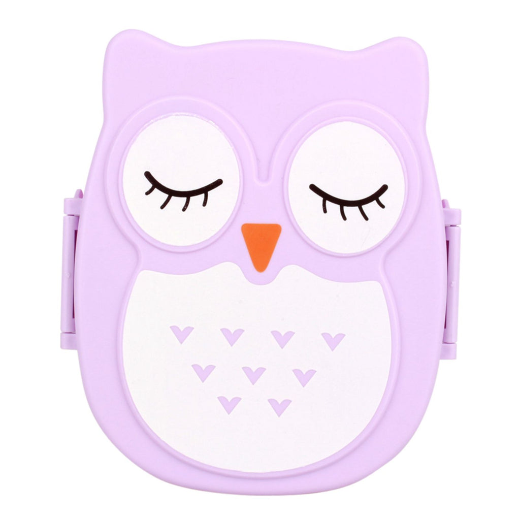 Plastic Portable Cartoon Lunch Box Food Safe Microwave Storage Container